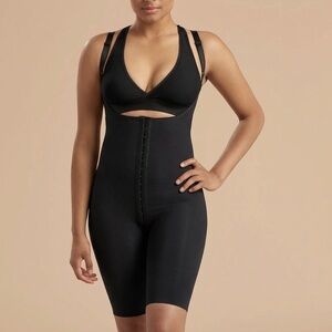 Marena Recovery Girdle With High Back - Short Length Black Size L